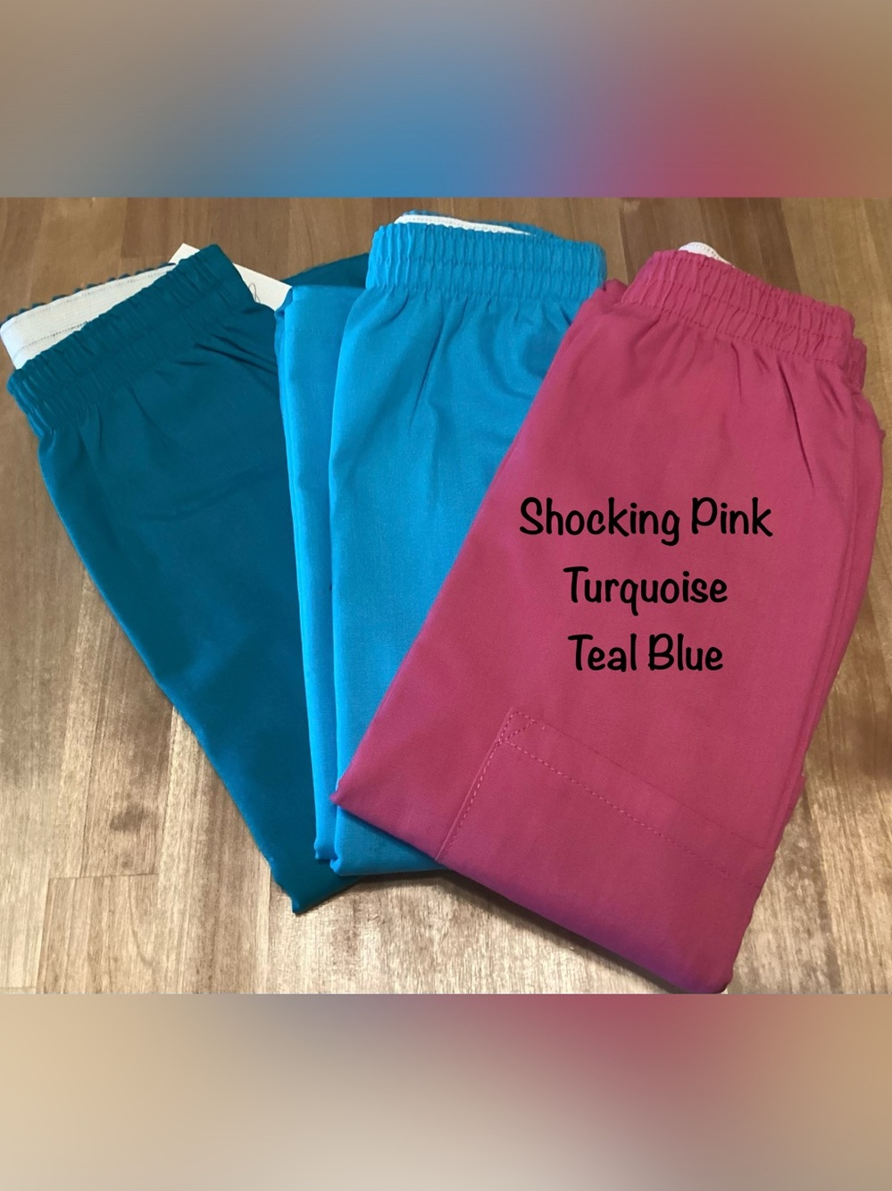 3 Pair Cherokee Workwear Scrub Pants 4200 Small Regular Length